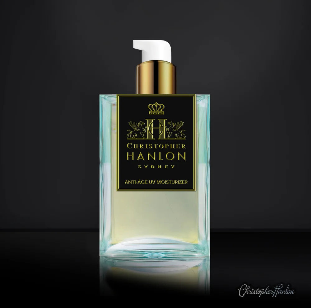 ANTI ÂGE UV MOISTURIZER | AFTER SHAVE LOTION FOR MEN – Gold Rush Bergamot + Mint-1